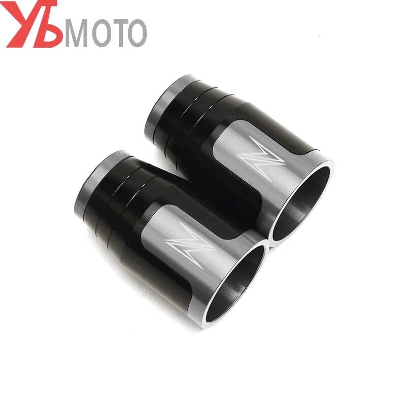 Motorcycle Aluminum Handlebar Handle Bar Ends Anti Vibration Plug for KAWASAKI Z900 Z900RS Z1000/SX Z400 Z750 Z800 Accessories