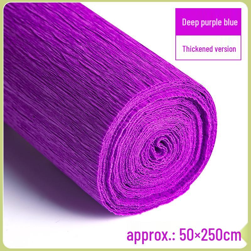 Verdicktes Krepppapier für DIY-Handwerk mit handgefertigten Blumen