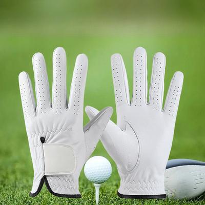 Outdoor Golf Gloves Imported Lambskin Anti Slip Wear Resistant Breathable Men's Left Hand Single Leather Sports Gloves