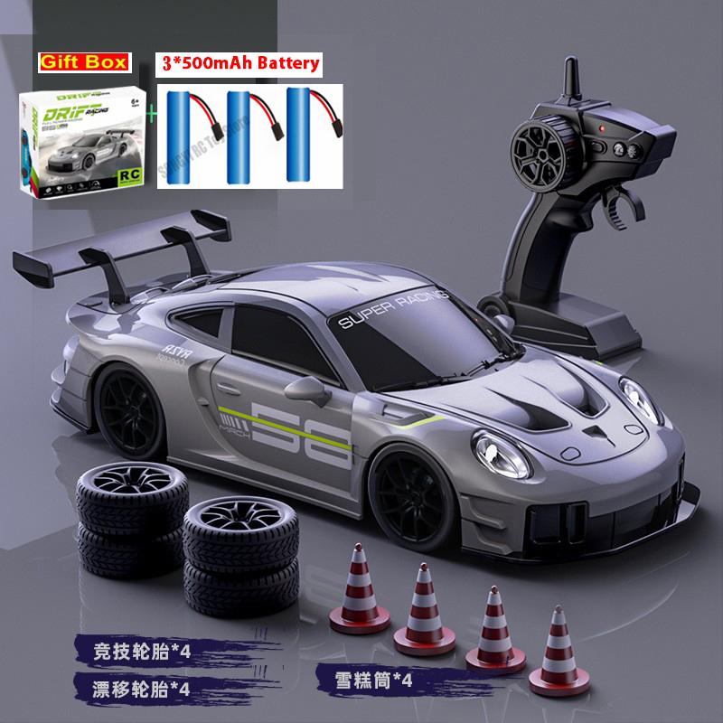 1/24 RC Car 2.4G High Speed Drift 4WD Remote Control Car With Led Light Radio Controlled Racing Model Boy Toy Best Kids Gift