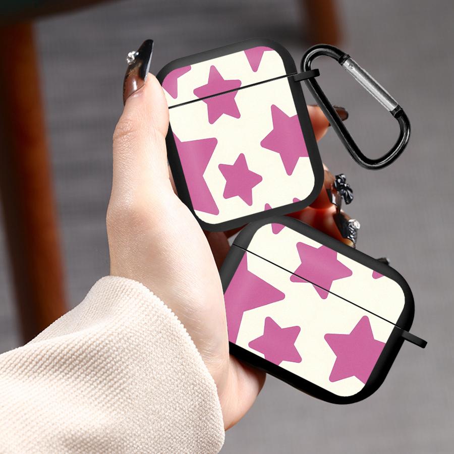 Earphone Cases Cover Case For Airpods Pro3 Pro2 2 4 3 1 Pro Retro Red Star