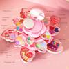 Coffret de maquillage pour enfants, jouets cosmétiques à ouverture rotative pour petites filles, ensemble de maquillage de princesse pour améliorer la créativité et l'imagination