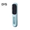 Portable Cordless Hair Straightener Brush Rechargeable Heated Hair Straightening Comb for Travel Mini Hair Styler Tool for Women