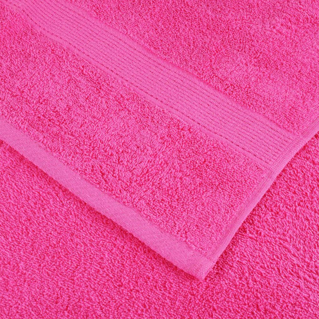 Premium Towels SOLUND 2 pcs Pink 100 x 200 cm 600 g m²