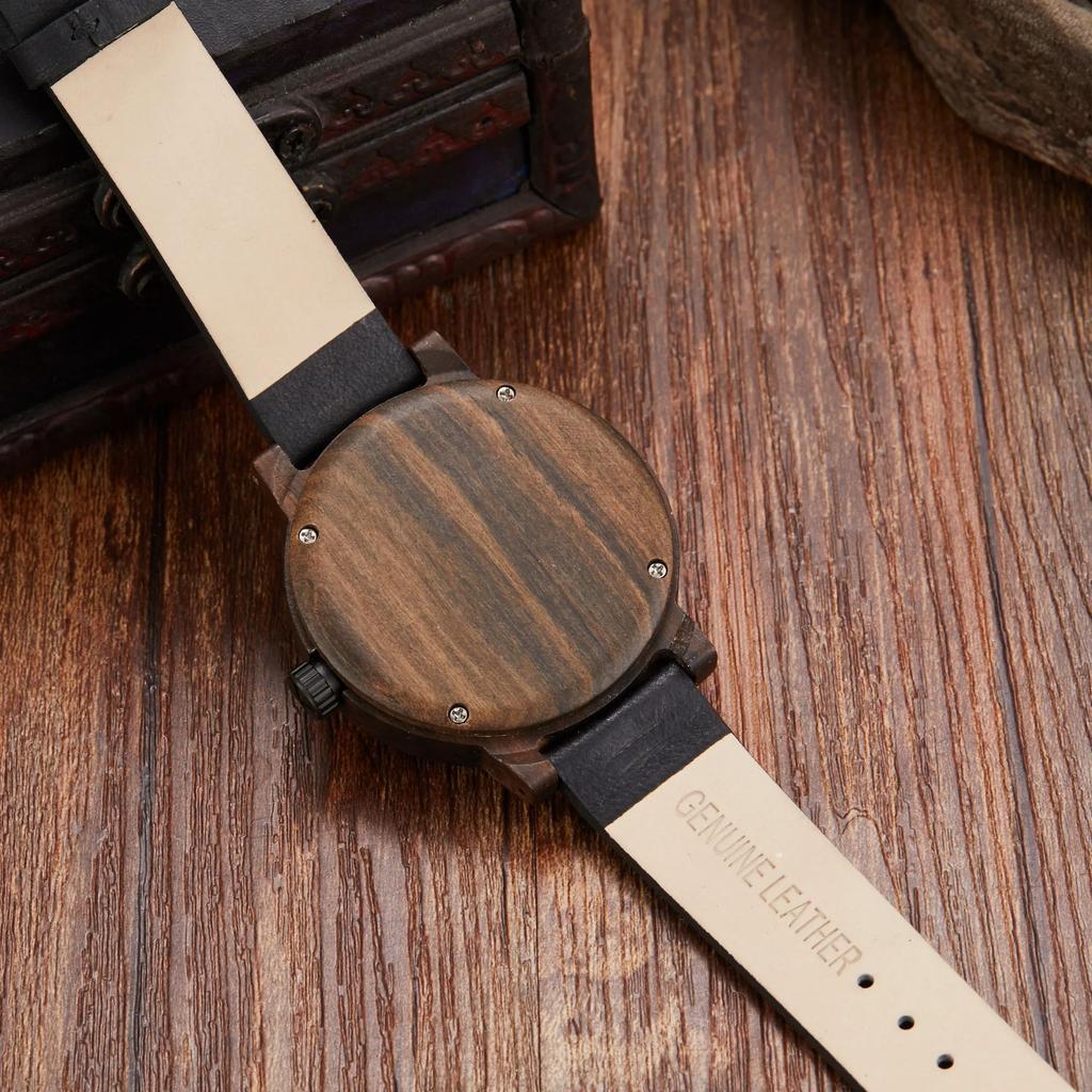 2025 New personalized creative wooden watch men quartz watches relojes para hombres relogio masculino