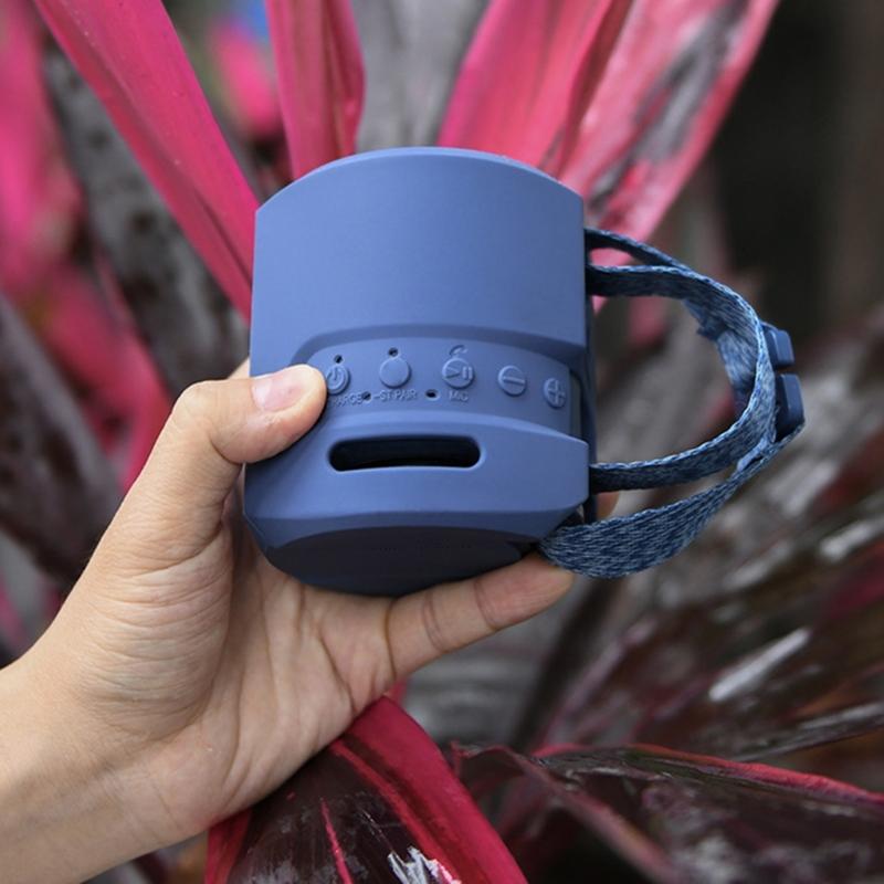 Speaker Silicone Cover Portable Protective Case with Sticker Belt for SRS XB13 Speaker Effectively Protect Cover