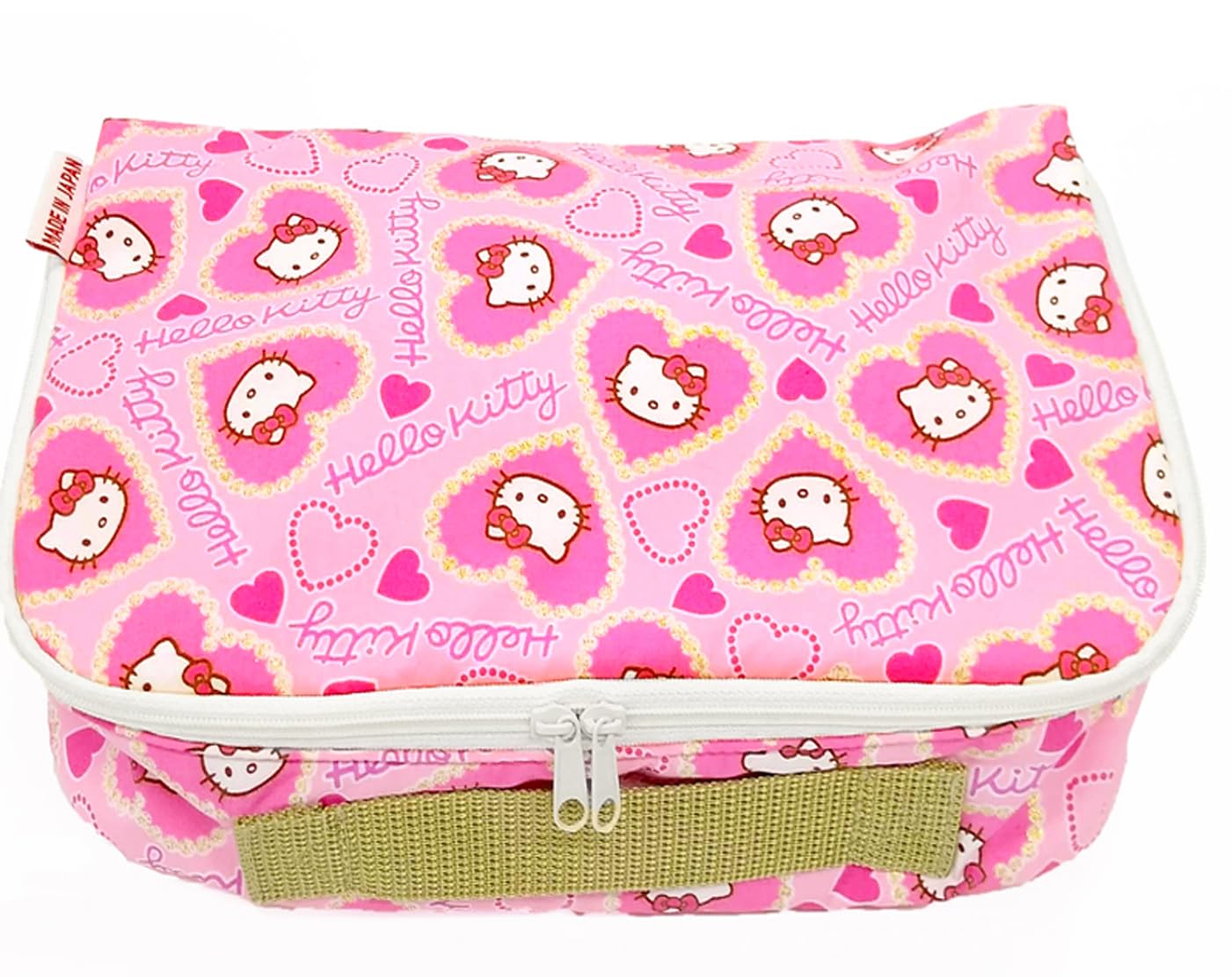 

Hello Kitty travel clothing with hot spring gym cute made in clothing storage case pouch, case, portable, handle, water-repellent interior, bag, bag, рожевий