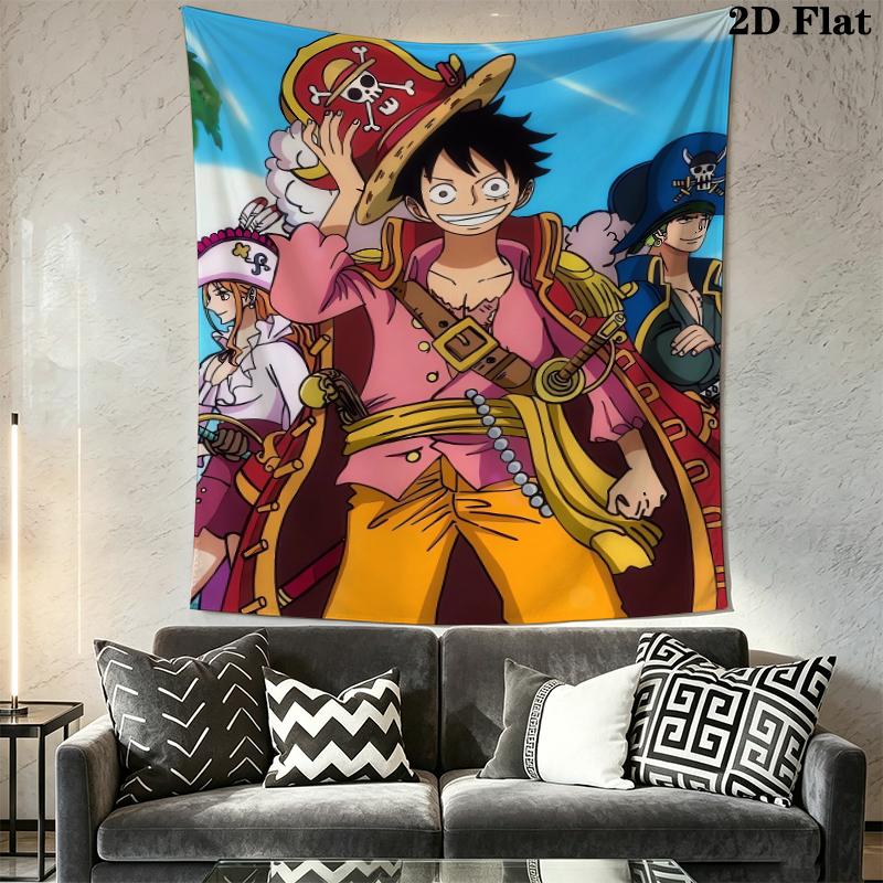One Piece Wall Tapestry Aesthetic Wall Hanging Printed Fabric Blanket Decorative Tapestries for Bedroom Living Room Home Decor