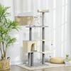 156cm High Cat Scratching Post with Bed, House, and Sisal Scratching Posts