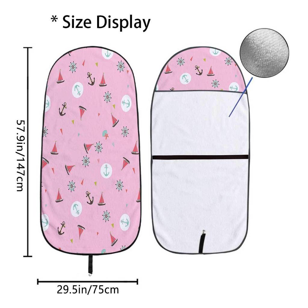 Universal Car Seat Towel Cover - Front Seat Protector for Gym & Workout, All-Season, Fits Most Vehicles