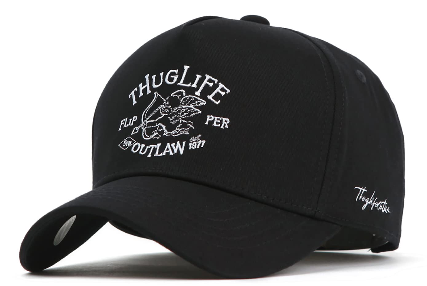 

Кепка с вышивкой Купидона ThugLife, большой размер, корейский бренд, кепка, модная кепка Kpop [FLIPPER] для мужчин и женщин (МЛ, Черный)