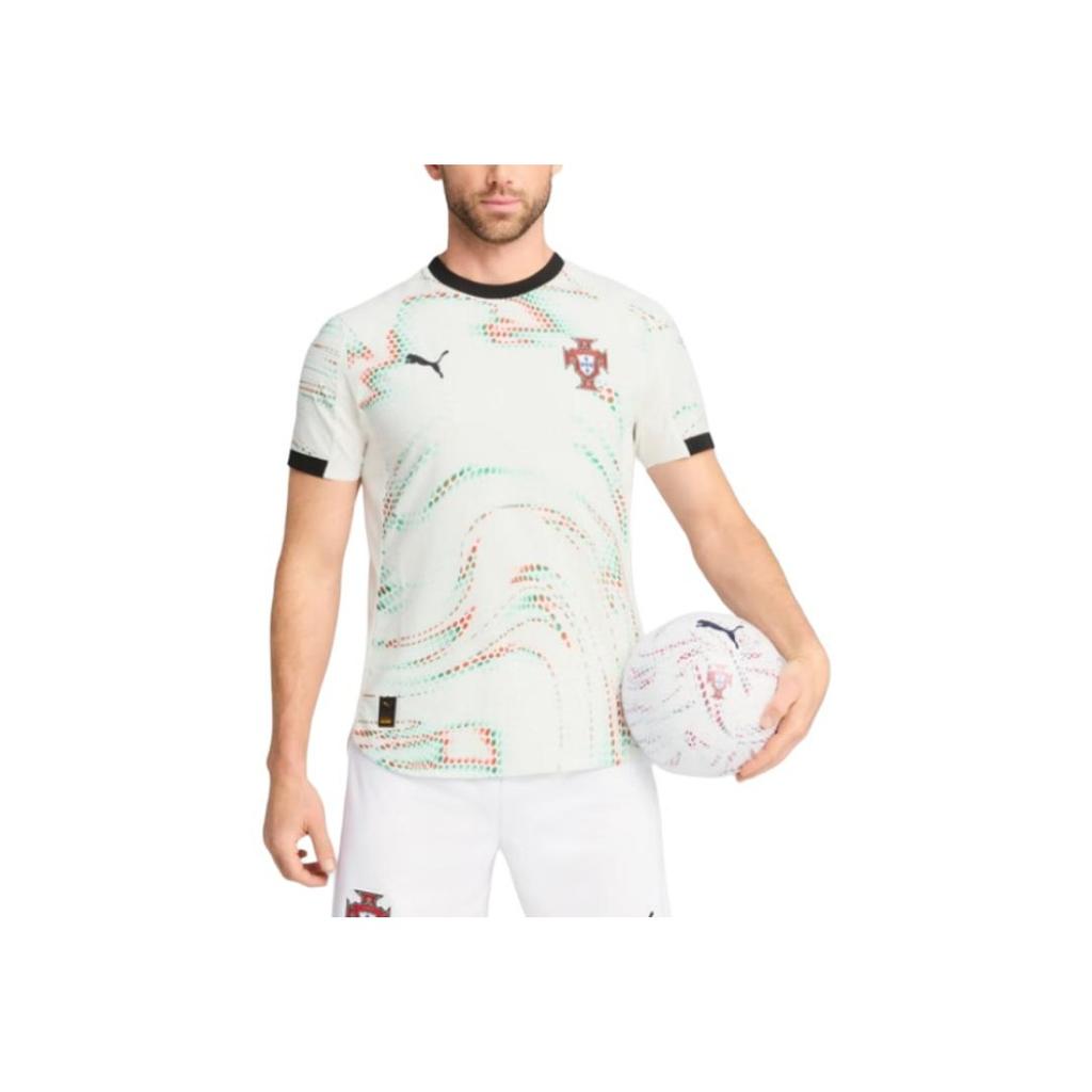 New PUMA Camiseta De Fútbol De Visitante Auténtica Para Hombre De Portugal '25 780769-04