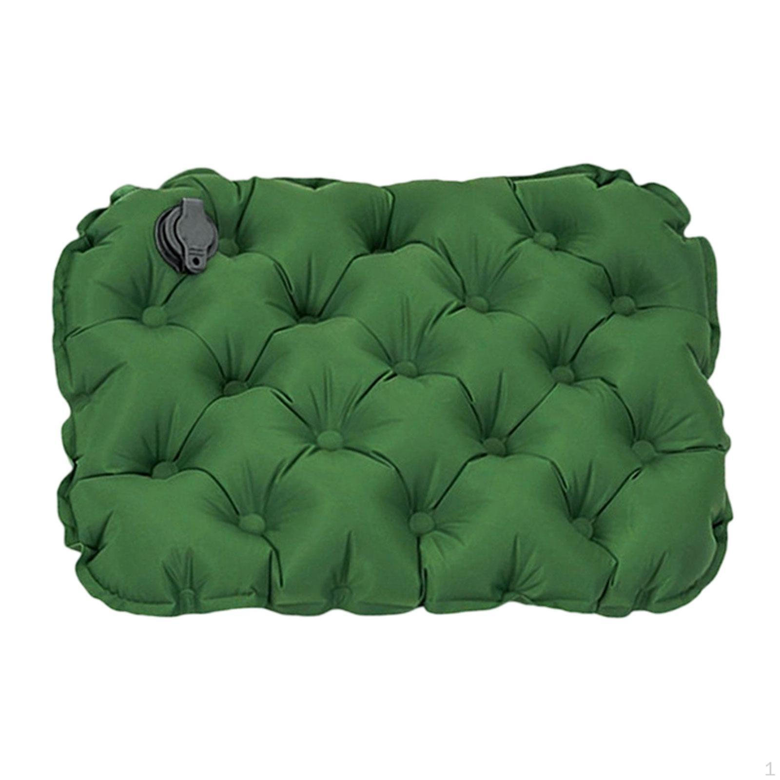 

Надувная подушка для сиденья, воздушная подушка для сидения, складной коврик для поддержки для самолета, улицы светло-зеленый