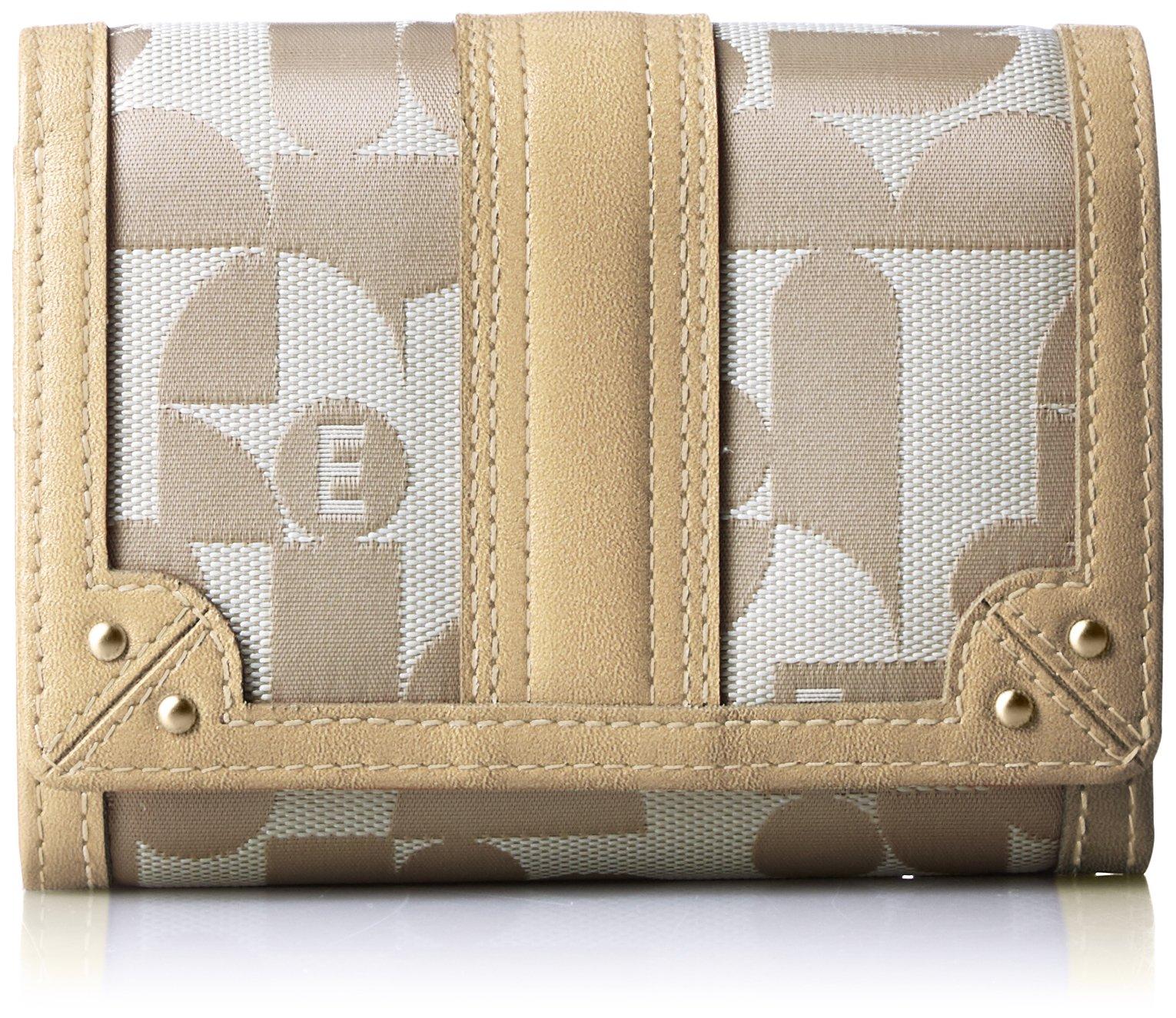 

Bifold Wallet Medium Large Zippered Folding Wallet 5435600 23 Gold [ELLE] Cheryl 2 золотий