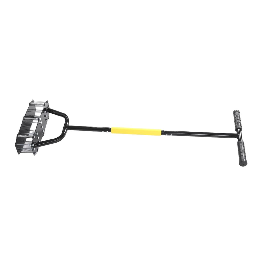 Spring Lawn Aerator Spike Tool Carbon Steel 17 Spikes Grass Aerator Tool for Garden