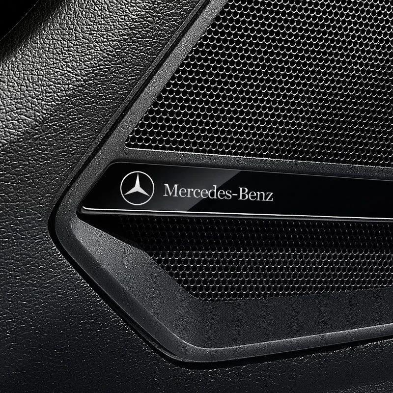 XHWHJ1 2025 Hot For Mercedes Benz 3D Metal Emblem Sticker Car Interior Decoration Styling Decals For Mercedes Benz AMG W203 W205 C300 W