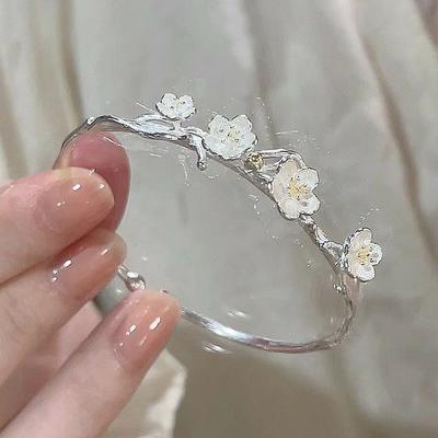 Sansheng III Cherry Blossom Bracelet Female Student Niche Fresh Versatile Bracelet New for Girlfriend
