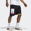 adidas Dame Sp Short Basketball Shorts Black Men's DZ0587