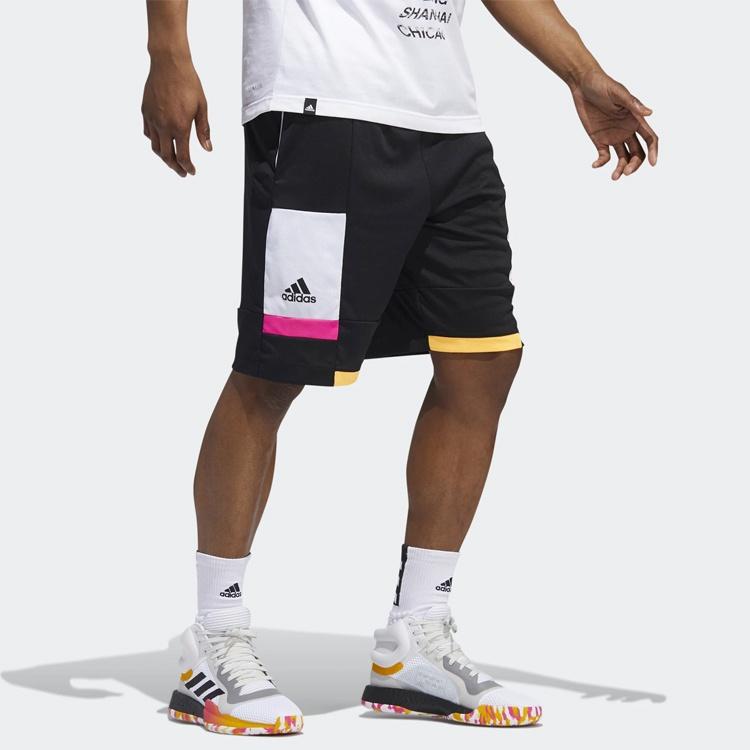 adidas Dame Sp Short Basketball Shorts Black Men's DZ0587