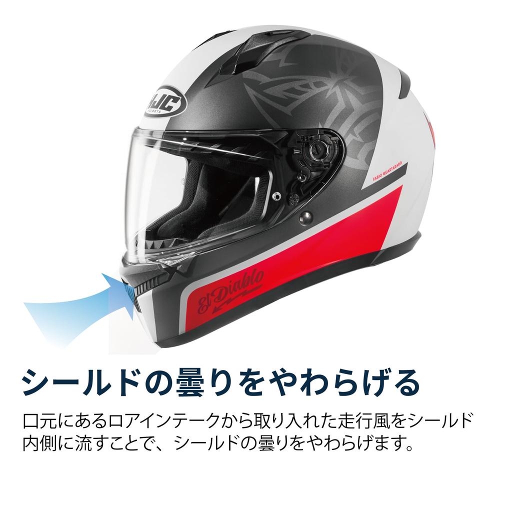 HJC HELMETS Motorcycle Helmet Full Face Ventilated Internal Removable C10 Quartararo HJH242 FABIO QUARTARARO M (57 - 58cm)