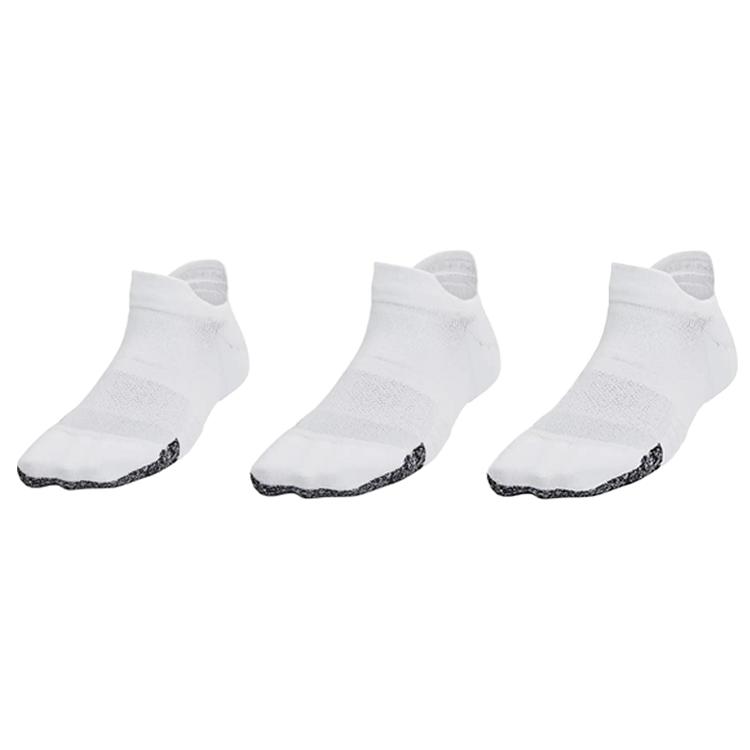 Under Armour Ankle Socks Women s 3 Pack White 1387052-001 F