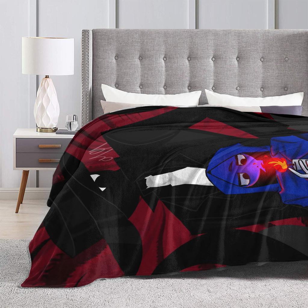 Sprunki Belzhu District Plush Blanket Girls Boys  Flannel Throw Blanket For Couch Chair Sofa Bed Warm Custom Quality Bedspread