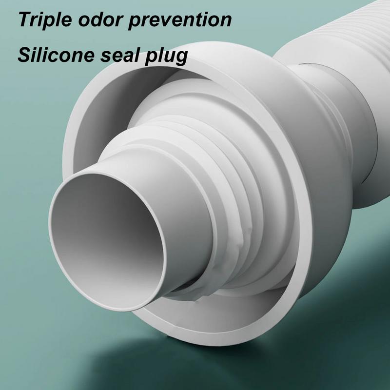 Wysuwana rura odpływowa zapobiegająca zapachom z klapką Filtr do zlewu kuchennego Elastyczny rurociąg odpływowy Umywalka łazienkowa Rura odpływowa zapobiegająca zatykaniu