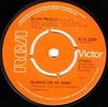 7inch Record ELVIS PRESLEY  Always On My Mind RCA2304 RCA Victor 1972 UK Rock Used