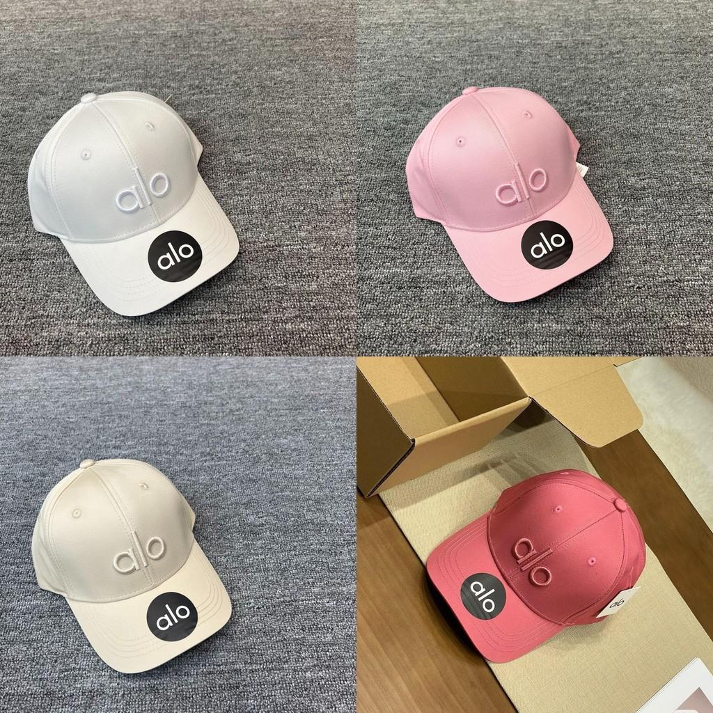 Alo Letter Stickerei Baseballkappe Für Damen Baumwollmischung Sonnenschutz Lässig Sommer Modeaccessoire