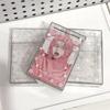 Cartoon Acrylic Photocard Storage Box Photo Cards Holder Idol Cards Storage Case Desk Accessiories Office Desk Card Organizer