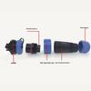 M21 Waterproof Aviation Connector - IP68 Solderless Screw Crimp, Male/Female, Rear Nut, 2-5 Pins