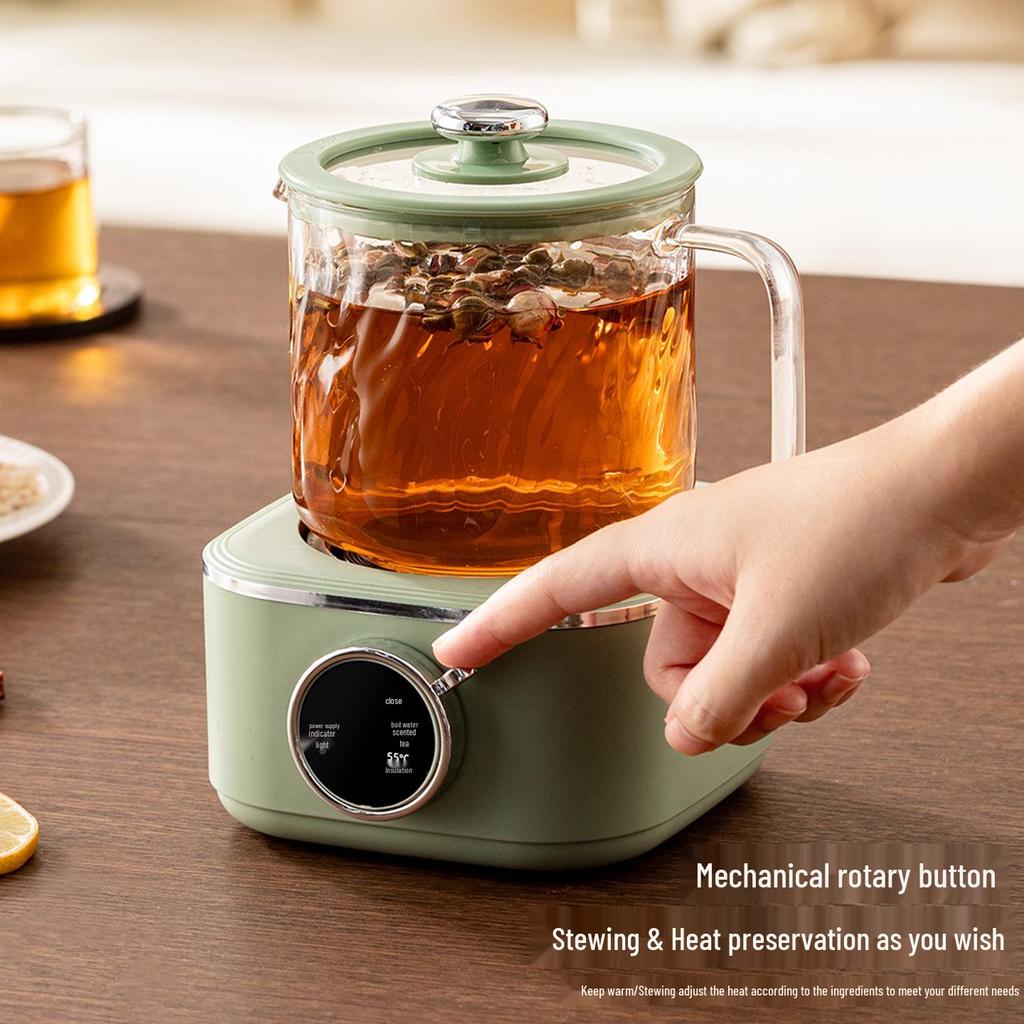 All-Glass Electric Tea Maker: Multifunctional Kettle for Home & Office