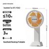 Little Bear Portable Foldable Rechargeable USB Handheld Mini Fan CN plug (adapter included)