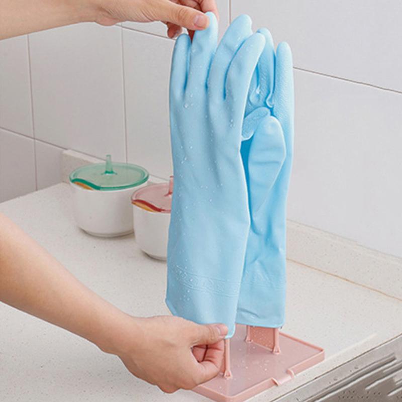 Kitchen Glove Stand Holder Rubber Glover Dryer Rack Kitchen Sink Accessories Towel Holder Practical Kitchen Storage Tools
