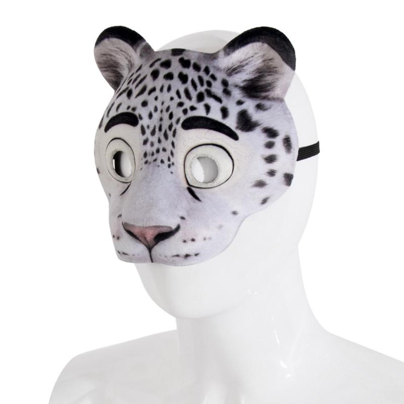 Cartoon Animal Masks For Kids Role Play Soft EVA Adjustable Elastic Strap Safe Costume Party Accessory Halloween School Performances
