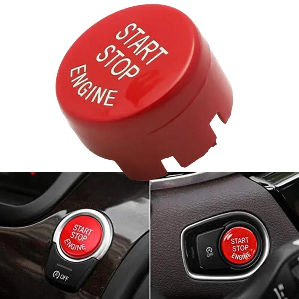 Red Engine Start Stop Push Button Cover for BMW F20 F23 F30 F32 F10 F12 F4 Enhanced Aesthetics and Functionality
