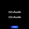 Metal emblem Auto Decor Decals Reflective Car Window Wiper Stickers For q2 Sline S3 A1 A3 A4 A5 A7 A8 Q3 Q5 Q7 TT Accessories