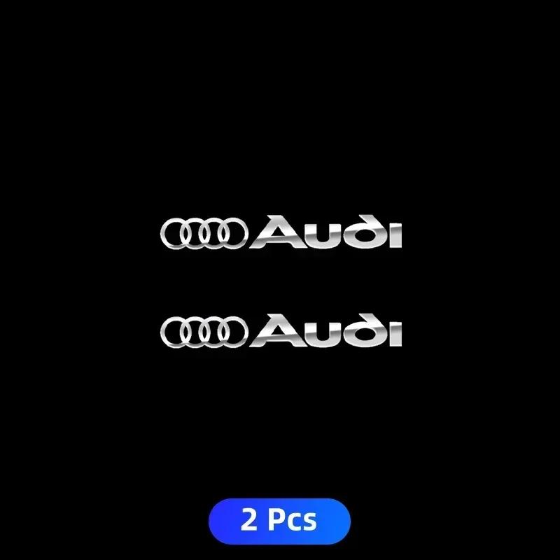 Metal emblem Auto Decor Decals Reflective Car Window Wiper Stickers For q2 Sline S3 A1 A3 A4 A5 A7 A8 Q3 Q5 Q7 TT Accessories