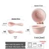 Ruhan Yingluo Ceramic Rice Bowl & Spoon Set