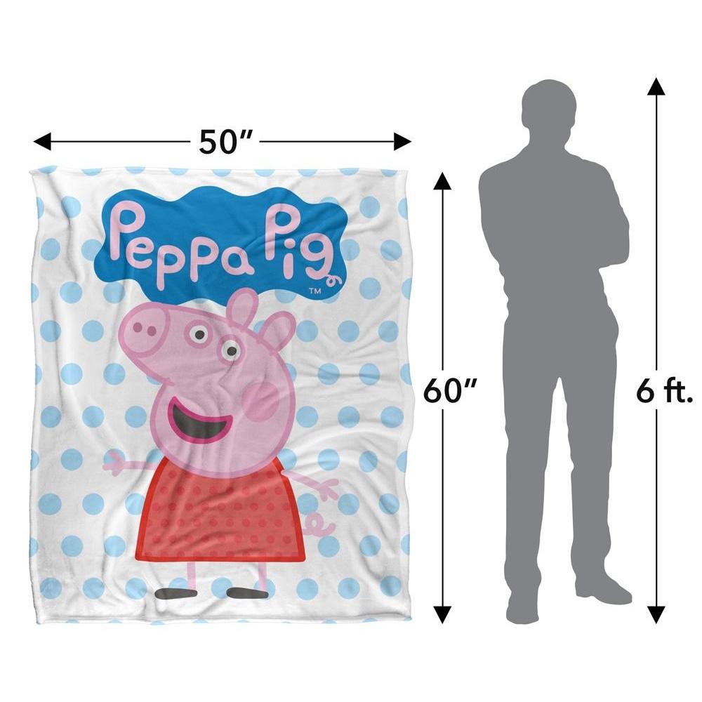 Peppa Pig Logo Blanket
