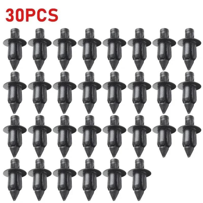 30-10pcs for Suzuki Kawasaki Yamaha Expansion Screw Fasteners Motorbike Shell Fairing Plastic Rivet Motorcycle Accessories