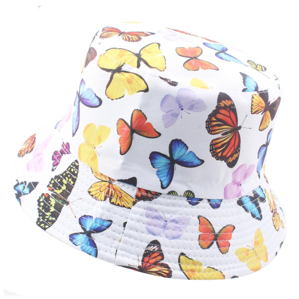 Reversible Tie-Dye Bucket Hat with 3D Graffiti Print for Women - Autumn Style Sun Hat