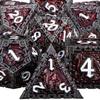 Dnd Metal Dice Set Dungeon And Dragon Rpg Dice Polyhedral D&D Dice For Rpg D+D Rolling Game Dice D And D Dice D20 D12 D10 D8 D6