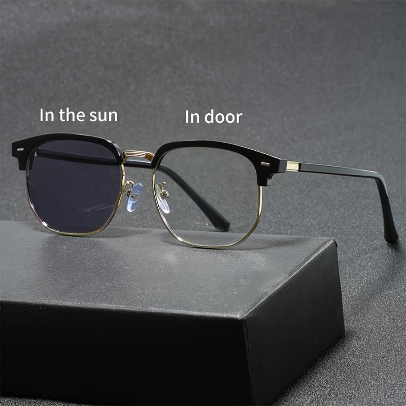 Pochromic Blue Light Blocking Glasses - Fashionable Full-Frame Computer And Mobile Phone Glasses