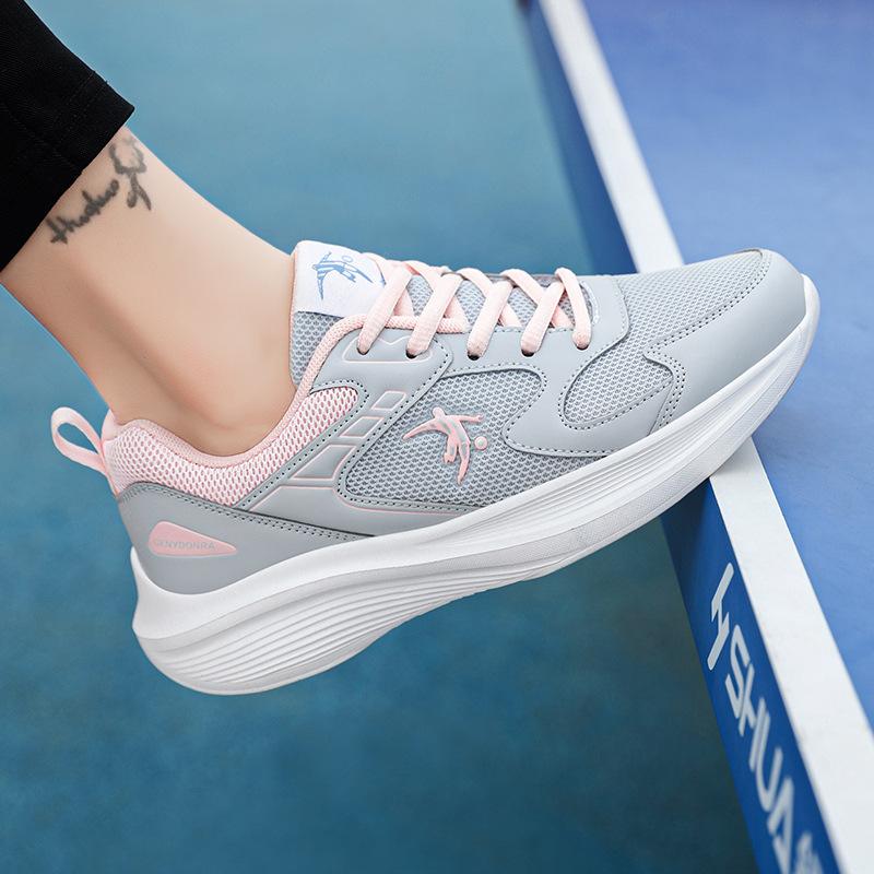 Joni Danlai Brand Sports Shoes Women's Shoes Autumn Breathable Mesh Shock Absorption Lightweight Running Shoes Non-slip Soft Sole Travel