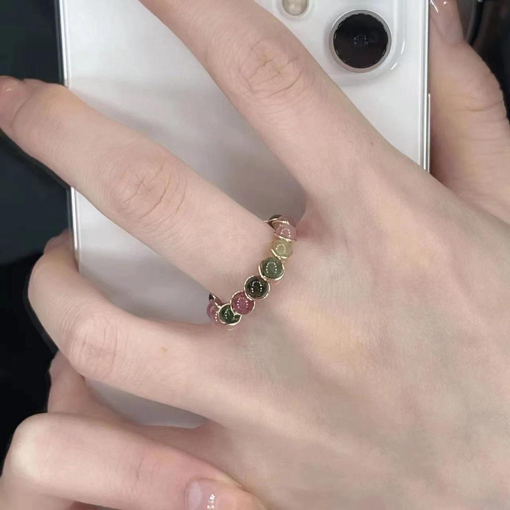 Verstellbares Ring-Set im koreanischen Stil für Damen - Enthält offene Zeigefinger- und Kettenringe
