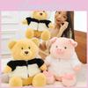 Wear Clothes Bear Pig Plush Toy Stuffed Animals Doll Cartoon Gift Decoration