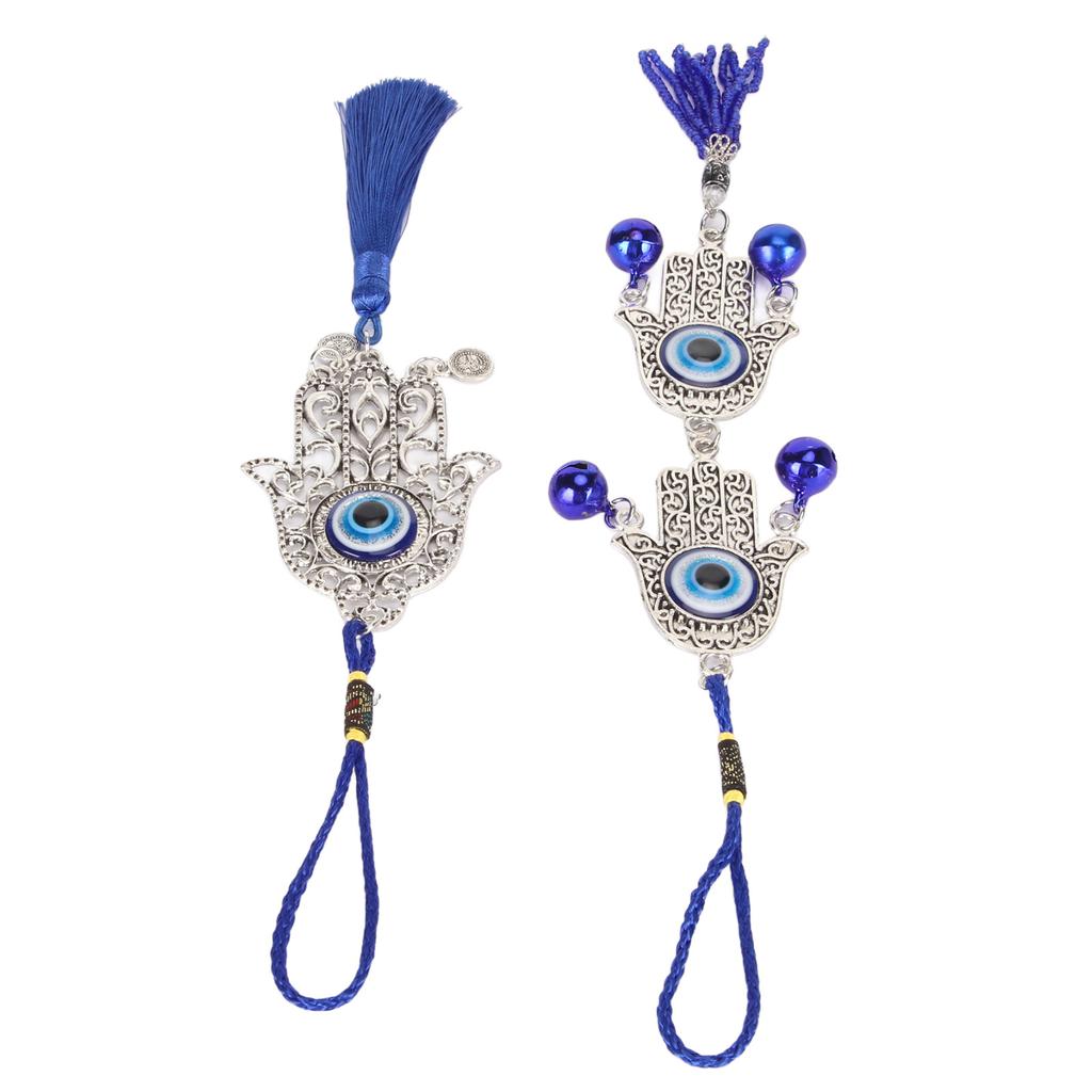 2PCS Blue Eye Hanging Ornament Fashionable Beautiful Exquisite Blue Eye Decoration for Car Home