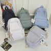 High Looks Forest Style Small Fresh Grid Girl Heart Travel Backpack Korean Version Instagram Style Student Party Class Backpack