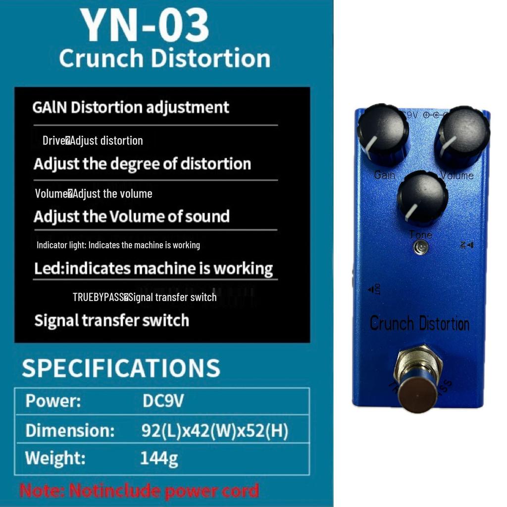 Cross-Border Hot Selling Electric Guitar Effects Pedal: Digital Delay, Distortion & Overdrive